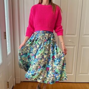 Full Circle Floral Skirt